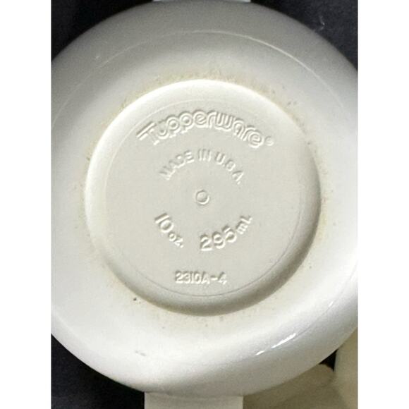 Tupperware Vintage Creamer 2309A & Sugar 23108 Pink Lids Ivory Base Set Vintage - Picture 11 of 11